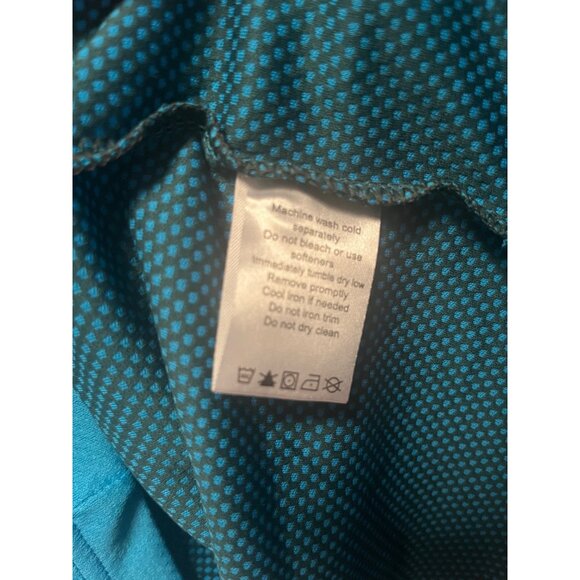 North End Sport Mens Electric Blue Polo Shirt L Moisture Wicking Antimicrobial - Picture 8 of 12